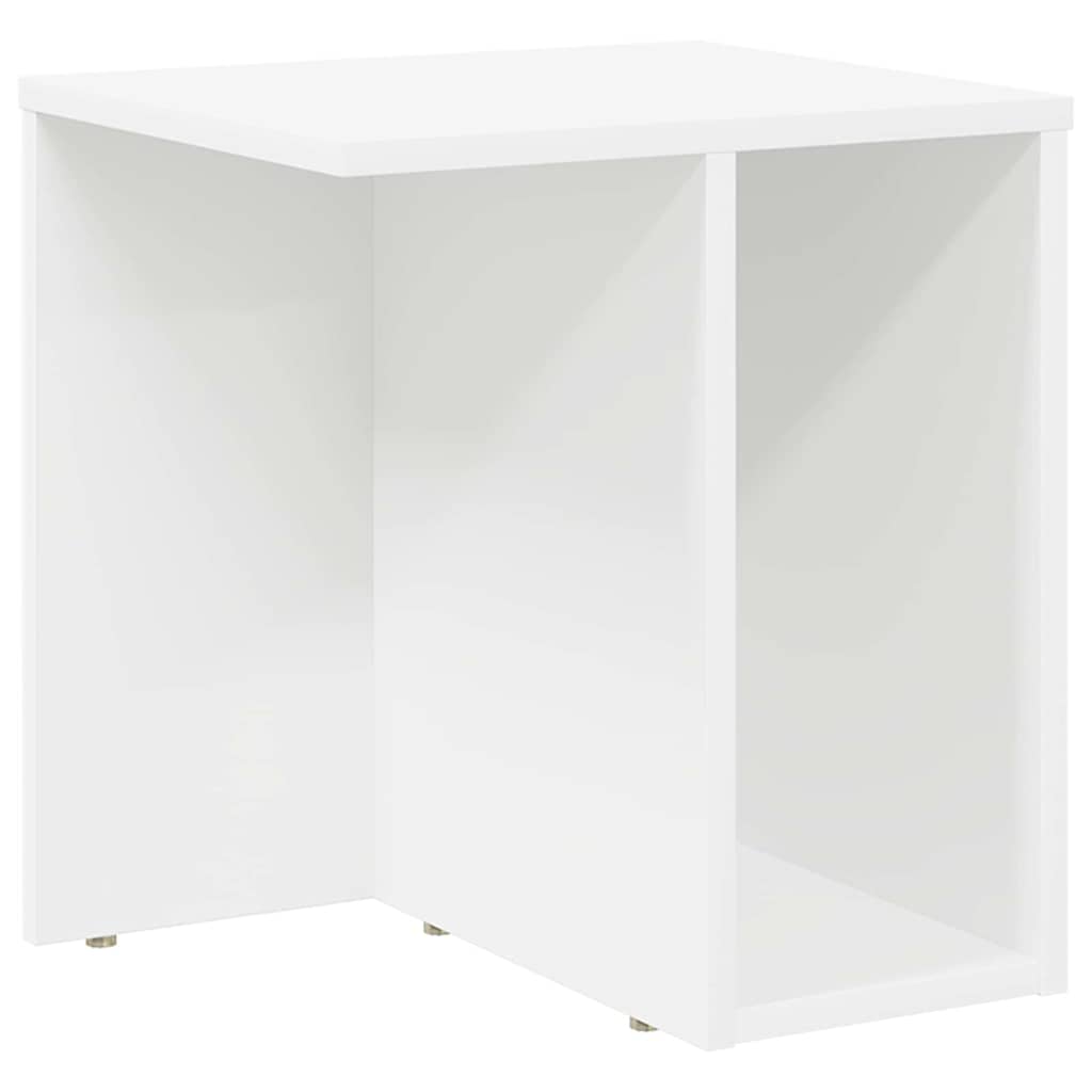 vidaXL End Table 2 pcs White 37 x 32 x 40 cm Engineered Wood 5