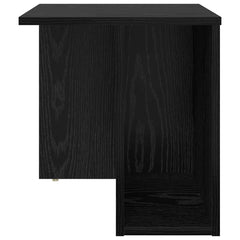 vidaXL End Table 2 pcs Black Oak 37 x 32 x 40 cm Engineered Wood 6