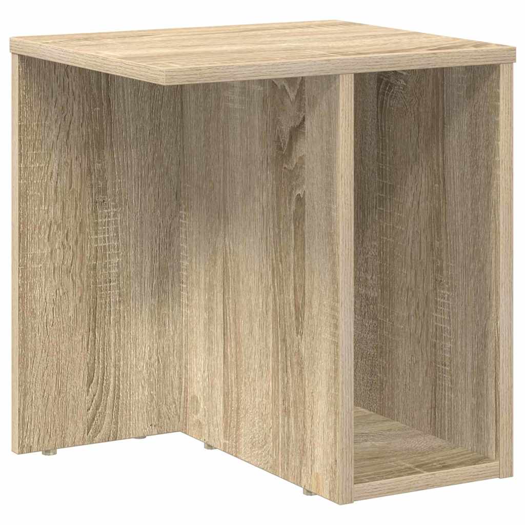 vidaXL End Table 2 pcs Sonoma Oak 37 x 32 x 40 cm Engineered Wood 5