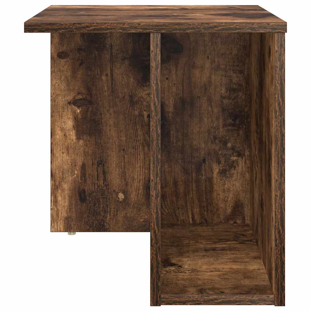 vidaXL End Table 2 pcs Smoked Oak 37 x 32 x 40 cm Engineered Wood 6