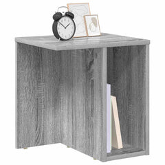 vidaXL End Table 2 pcs Grey Sonoma 37 x 32 x 40 cm Engineered Wood 3