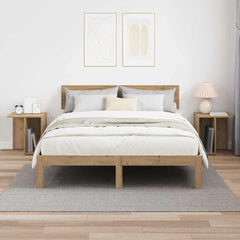vidaXL End Table 2 pcs Artisan Oak 37 x 32 x 40 cm Engineered Wood 4