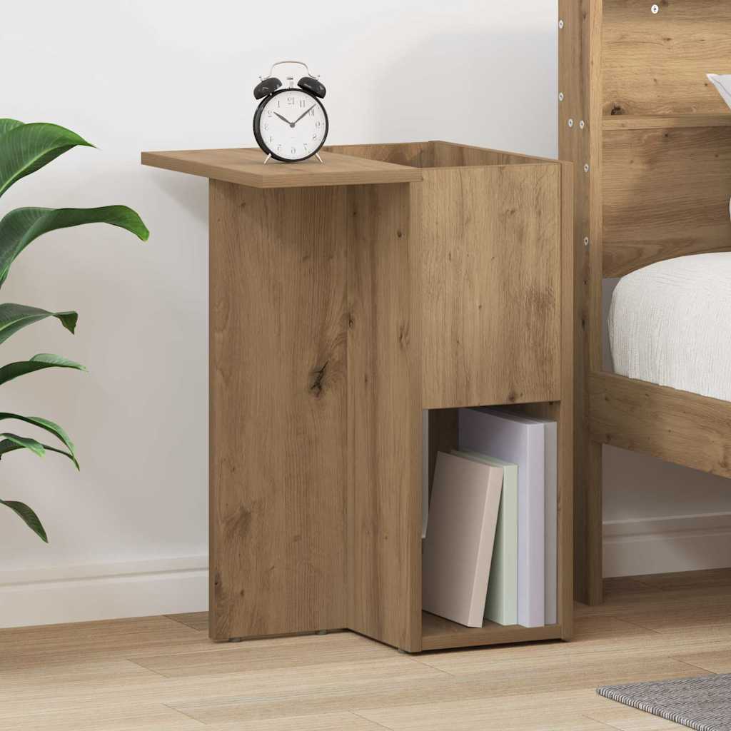 vidaXL End Table Artisan Oak 35 x 40 x 55 cm Engineered Wood 1