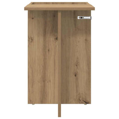 vidaXL End Table Artisan Oak 35 x 40 x 55 cm Engineered Wood 5