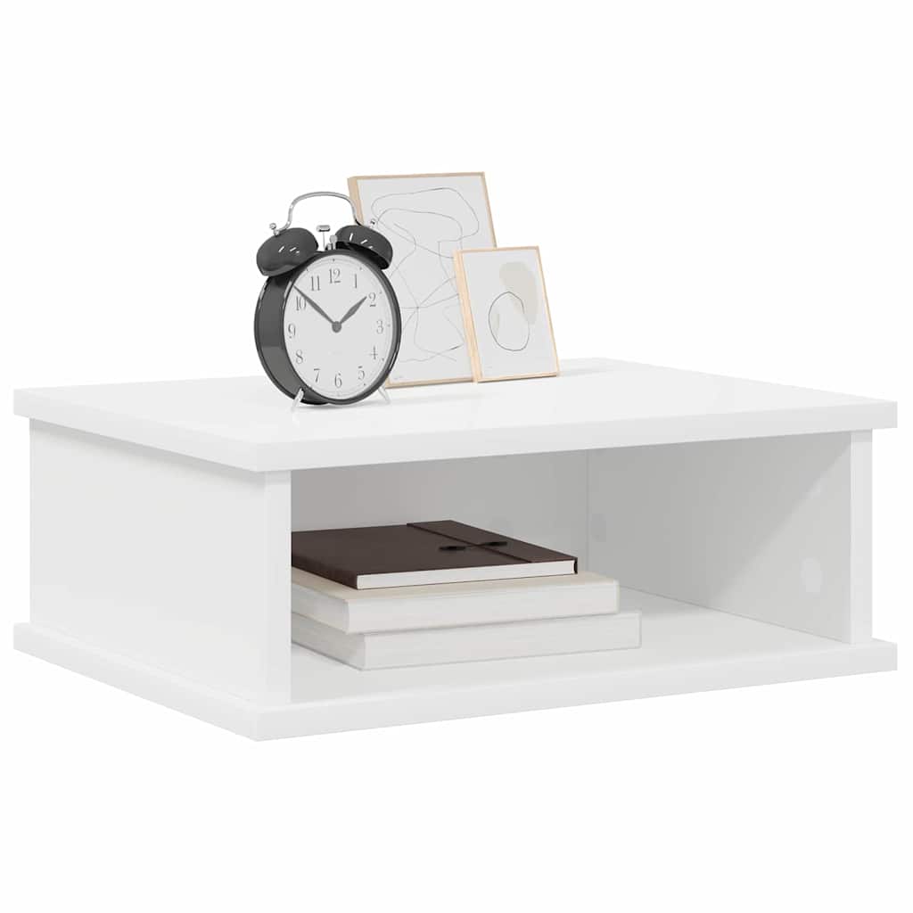 vidaXL Bedside Table 2 pcs White 40 x 31 x 15 cm Engineered Wood 3