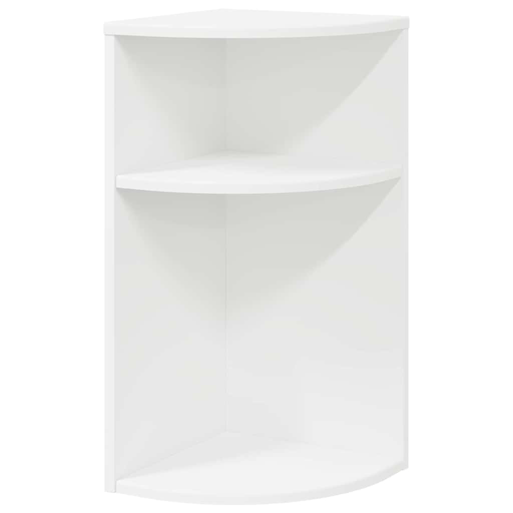 vidaXL End Table White 29.6 x 29.6 x 60 cm Engineered Wood 2