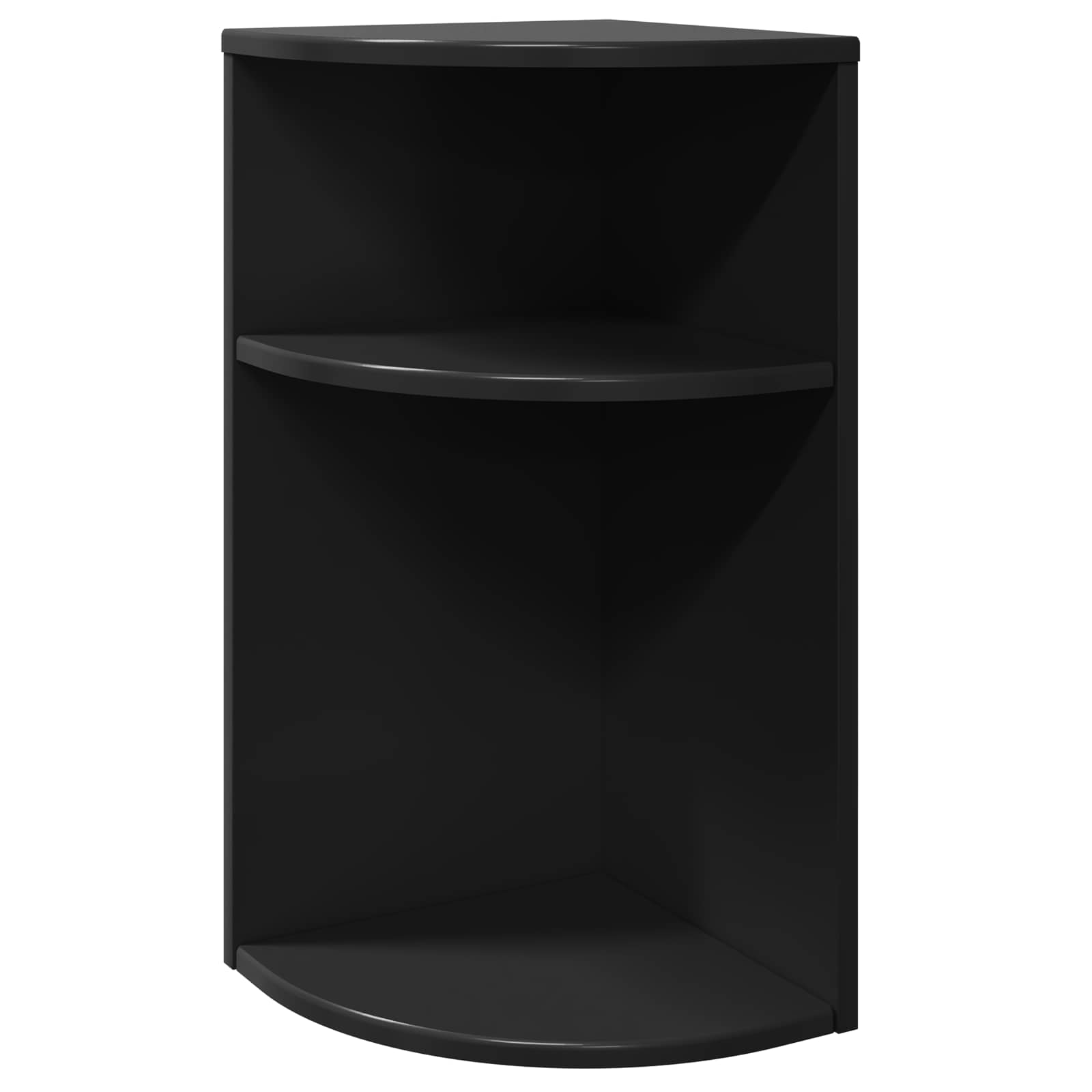 vidaXL End Table Black 29.6 x 29.6 x 60 cm Engineered Wood 5