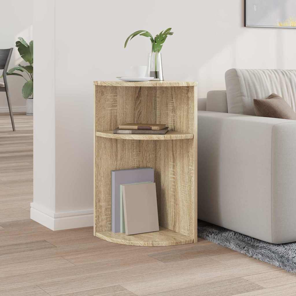 vidaXL End Table Sonoma Oak 29.6 x 29.6 x 60 cm Engineered Wood 4