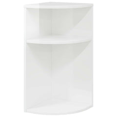 vidaXL End Table High Gloss White 29.6 x 29.6 x 60 cm Engineered Wood 2