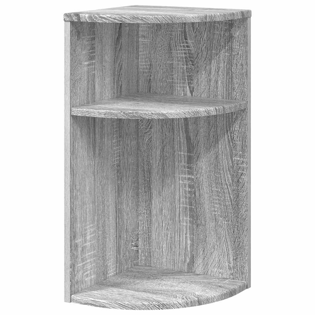 vidaXL End Table Grey Sonoma 29.6 x 29.6 x 60 cm Engineered Wood 2