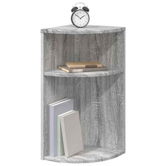 vidaXL End Table Grey Sonoma 29.6 x 29.6 x 60 cm Engineered Wood 3