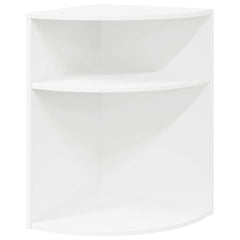 vidaXL End Table White 39.7 x 39.7 x 60 cm Engineered Wood 2