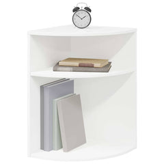 vidaXL End Table White 39.7 x 39.7 x 60 cm Engineered Wood 3