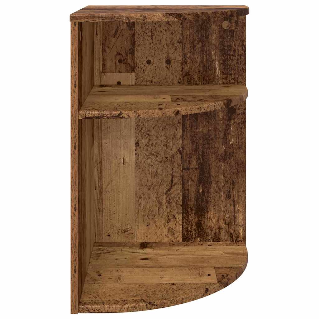 vidaXL End Table Old Wood 39.7 x 39.7 x 60 cm Engineered Wood 5