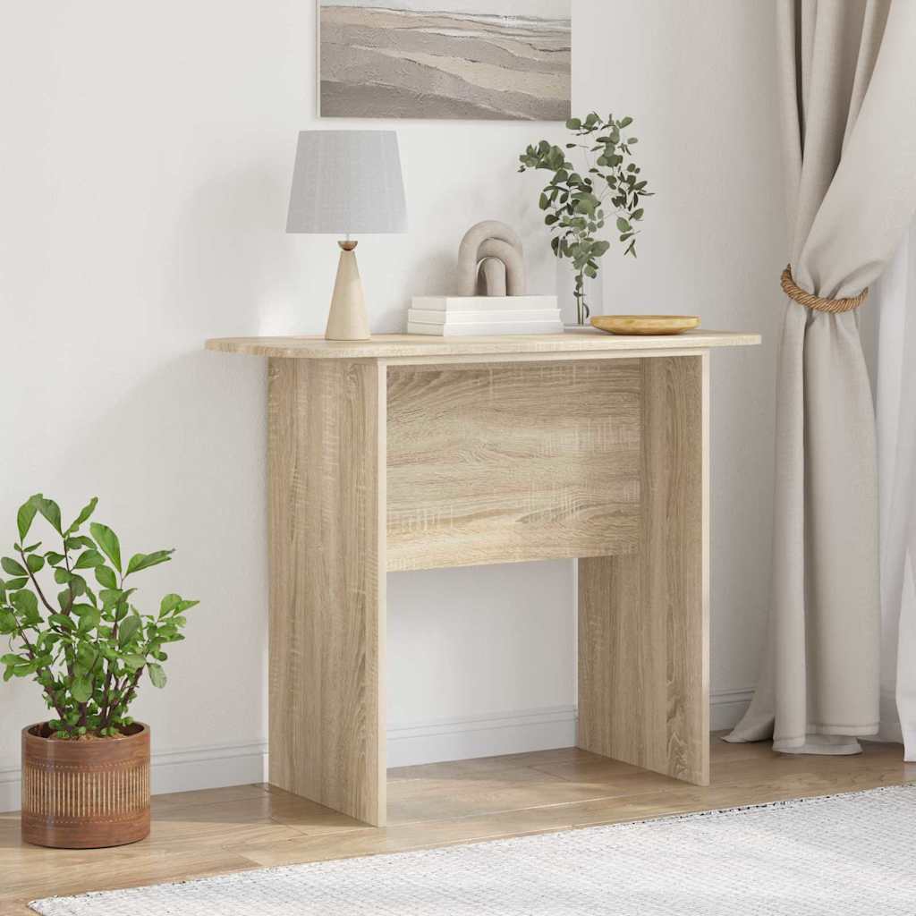vidaXL Console Table Sonoma Oak 93 x 40 x 75 cm Engineered Wood 1