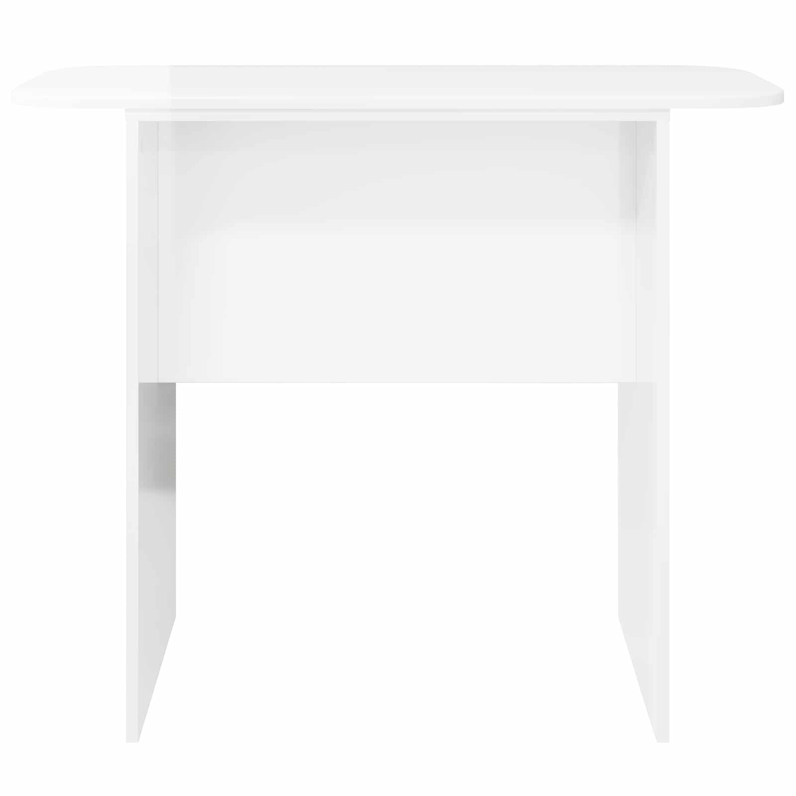 vidaXL Console Table High Gloss White 93 x 40 x 75 cm Engineered Wood 5