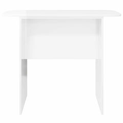 vidaXL Console Table High Gloss White 93 x 40 x 75 cm Engineered Wood 5
