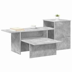 vidaXL Console Table Concrete Grey 91.5 x 35 x 38.5 cm Engineered Wood 3