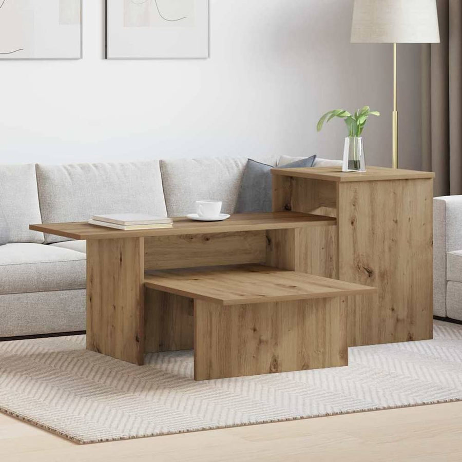 Console Table 91.5 x 35 x 38.5 cm Engineered Wood Artisan oak
