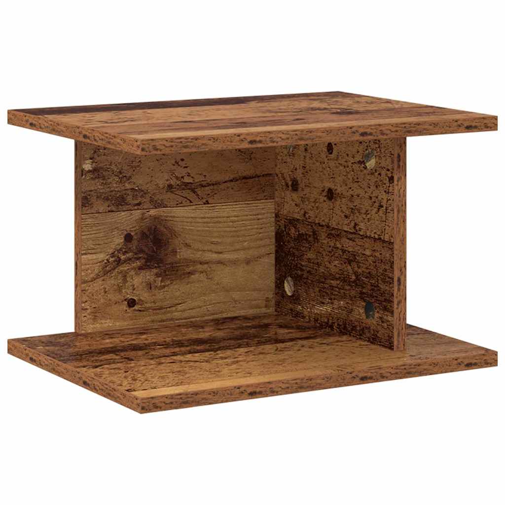 vidaXL Bedside Table 2 pcs Old Wood 40 x 30 x 25 cm Engineered Wood 5