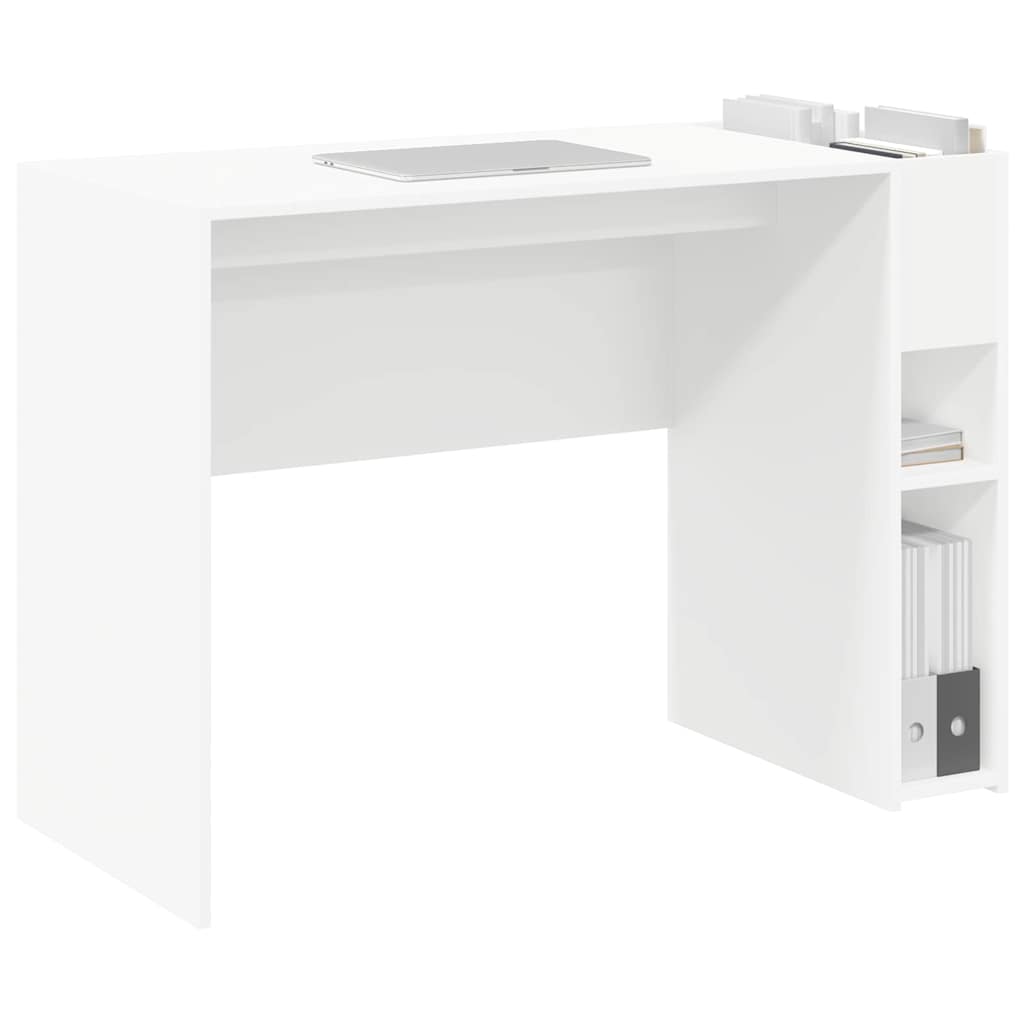 Desk Engineered Wood 109 x 50 x 78 cm White