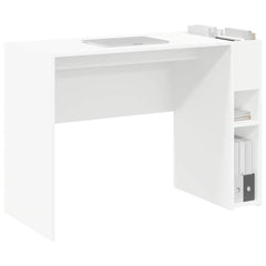Desk Engineered Wood 109 x 50 x 78 cm White