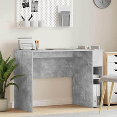 Desk Engineered Wood 109 x 50 x 78 cm Concrete grey