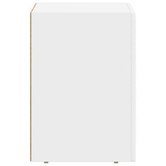vidaXL Bedside Table ELST White 29.5 x 33.5 x 50 cm Engineered Wood 5