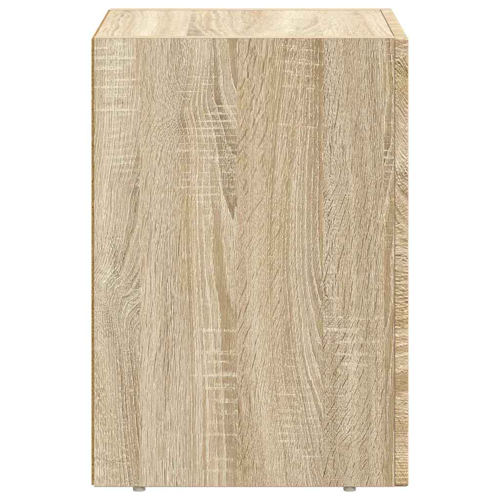 vidaXL Bedside Table ELST Sonoma Oak 29.5 x 33.5 x 50 cm 5