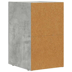 vidaXL Bedside Table ELST Concrete Grey 29.5 x 33.5 x 50 cm 6