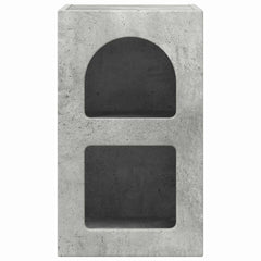vidaXL Bedside Table ELST 2 pcs Concrete Grey 29.5 x 33.5 x 50 cm 6