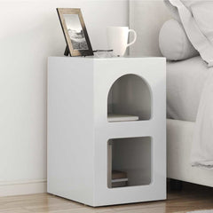 vidaXL Bedside Table ELST 29.5 x 33.5 x 50 cm
