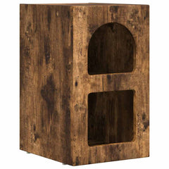 vidaXL Bedside Table ELST 2 pcs Smoked Oak 29.5 x 33.5 x 50 cm 5