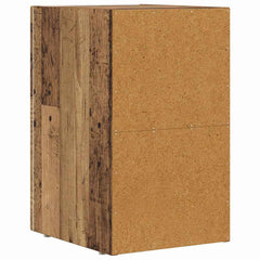 vidaXL Bedside Table ELST Old Wood 29.5 x 33.5 x 50 cm Engineered Wood 6