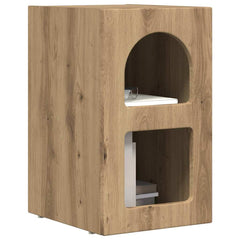 vidaXL Bedside Table ELST 2 pcs Artisan Oak 29.5 x 33.5 x 50 cm 3