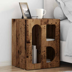 Bedside Table ELST Old wood