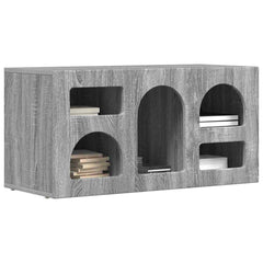 vidaXL TV Cabinet ELST 80 x 35 x 40 cm Grey Sonoma Engineered Wood 3