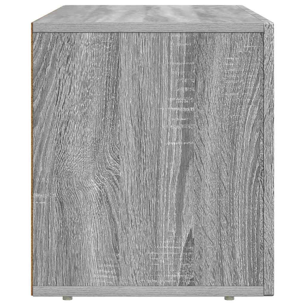 vidaXL TV Cabinet ELST 80 x 35 x 40 cm Grey Sonoma Engineered Wood 6