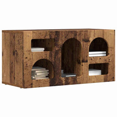 vidaXL TV Cabinet ELST 80 x 35 x 40 cm Old Wood Engineered Wood 3