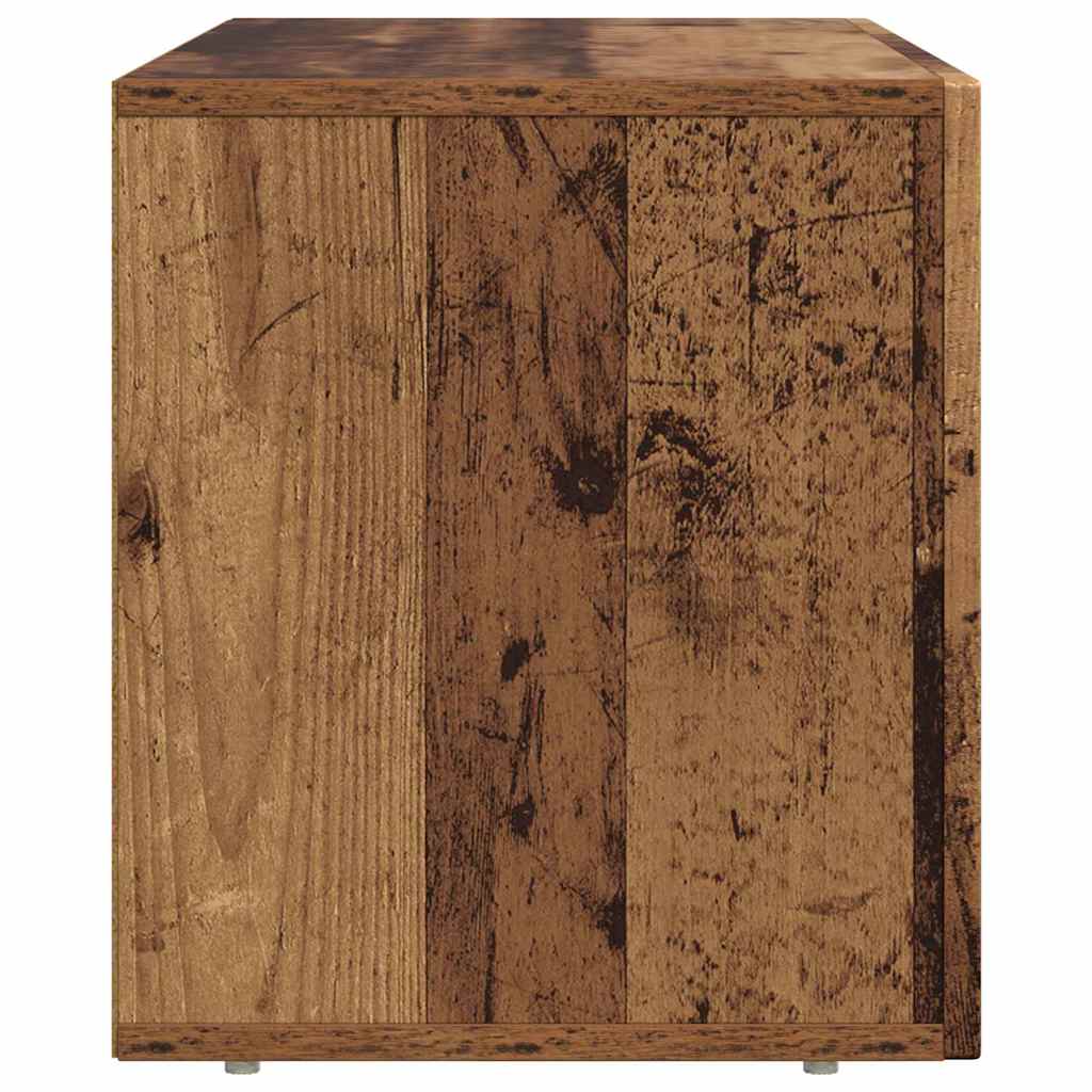 vidaXL TV Cabinet ELST 80 x 35 x 40 cm Old Wood Engineered Wood 6