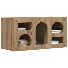 vidaXL TV Cabinet ELST 80 x 35 x 40 cm Artisan Oak Engineered Wood 3