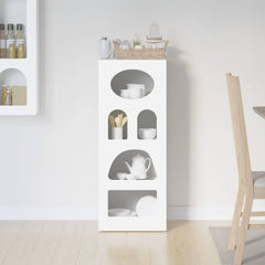 vidaXL Sideboard ELST White 40 x 35 x 100.5 cm Engineered Wood 4