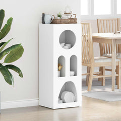 Sideboard ELST 40 x 35 x 100.5 cm Engineered Wood White