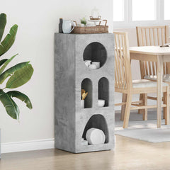 Sideboard ELST 40 x 35 x 100.5 cm Engineered Wood Concrete grey
