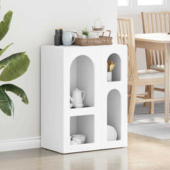 Sideboard ELST 59 x 35 x 80.5 cm Engineered Wood White