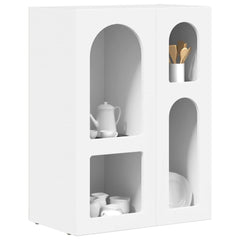 Sideboard ELST 59 x 35 x 80.5 cm Engineered Wood White