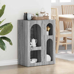 Sideboard ELST 59 x 35 x 80.5 cm Engineered Wood Grey sonoma