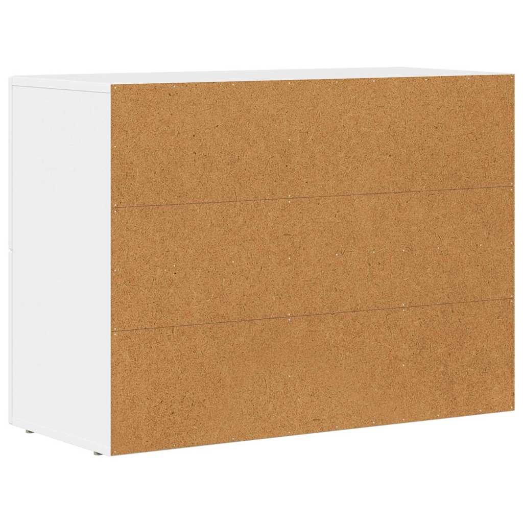 vidaXL Sideboard ELST White 80.5 x 35 x 59 cm Engineered Wood 6