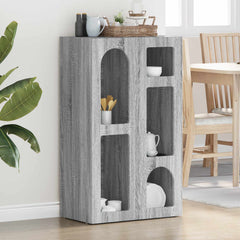 Sideboard ELST 59 x 35 x 100.5 cm Engineered Wood Grey sonoma
