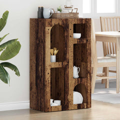 Sideboard ELST 59 x 35 x 100.5 cm Engineered Wood Old wood